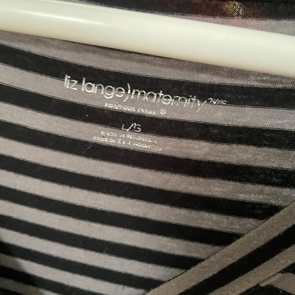 Striped maternity tee